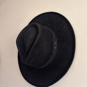 GIGI PIP Black Wide-Brim Hat